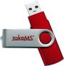 Флеш память USB Flash 8GB TakeMS MEM-Drive Mini RUBBER USB 2.0 Red