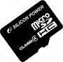   microSD Card 4096MB Silicon Power HC Class2 w/o adapter