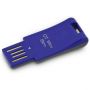 Usb Flash Drive Kingston DataTraveler Mini Slim 2Gb, USB 2.0, 39x16.5x6.5mm, Blue (DTMSB/2GB)