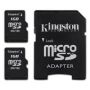 Карта памяти microSD (Trans-Flash) 1Gb+1Gb Kingston, Twin Pack with SD Adapter (SDC/1GB-2P1A)