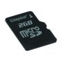 Карта памяти microSD (Trans-Flash) 2Gb Kingston, with MiniSD&SD Adapter (SDC/2GB-2ADP)
