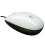  Logitech LS1 Laser Mouse, White/Green, USB (910-000865)