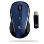  Logitech LX8 Cordless Laser Mouse, USB, Black/Blue (910-000325)