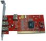  FireWire STLab F-231, 3+1 port, VIA chip, PCI