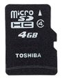 microSDHC (Trans-Flash) 4Gb Toshiba, Class4