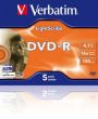 Диски Verbatim DVD+R,4.7Gb 16x Slim