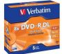 Диски Verbatim DVD+R,8.5Gb DL 8x Slim