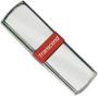 Flash Drive Transcend JetFlash 185 2Gb, USB 2.0, 49.7x15.4x6.9mm, 12/8 MByte/s, Stainless steel