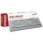 Клавиатура Genius KB06X2, Silver, PS/2