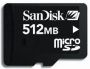 Карта памяти MicroSD 512mb Sandisk