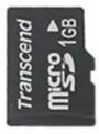 microSD (Trans-Flash) 1Gb Transcend, with MiniSD&SD Adapter