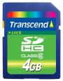 SDHC 4Gb Transcend (SD 2.0, Class 6)