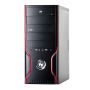   OKtet Midi Tower S-9237BR Black/Red 400W ATX