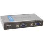 D-Link DKVM-4U, 4-port KVM Switch, 4 x USB 2.0 port, 2 cable kits