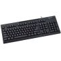  Gembird KB-200-B-R, Black, PS/2