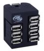 USB HUB Lapara USB 2.0. 7 port, Black (LA-UH7353)
