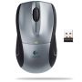  Logitech V450 Nano Cordless Laser Mouse for Notebooks, Silver/Black, USB (910-000855)